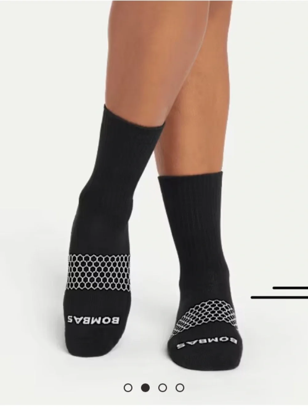 Bombas Black Half-Calf Socks 4-Pack